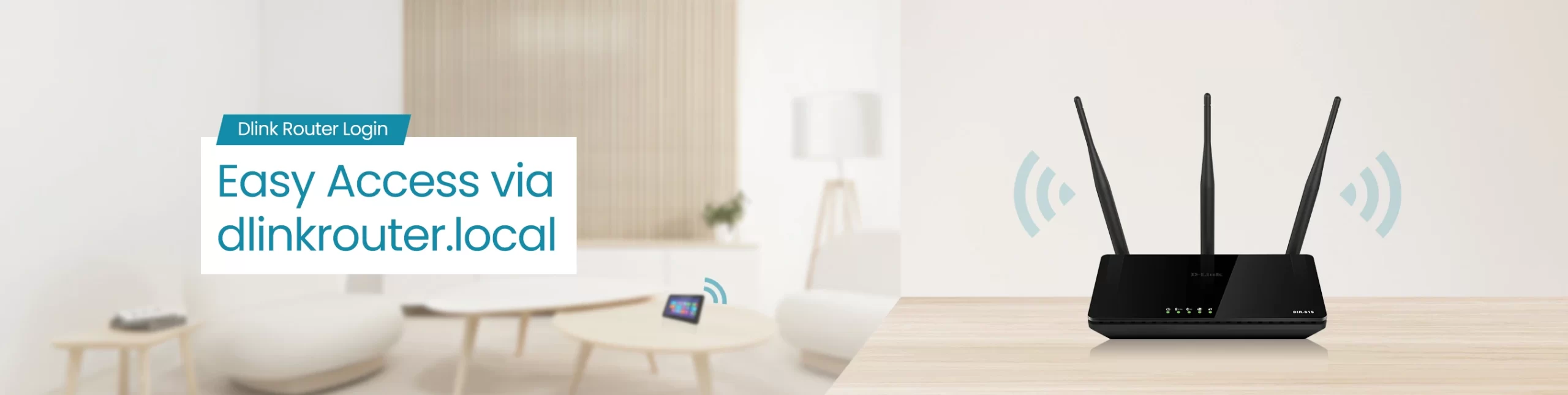 Dlink router login banner